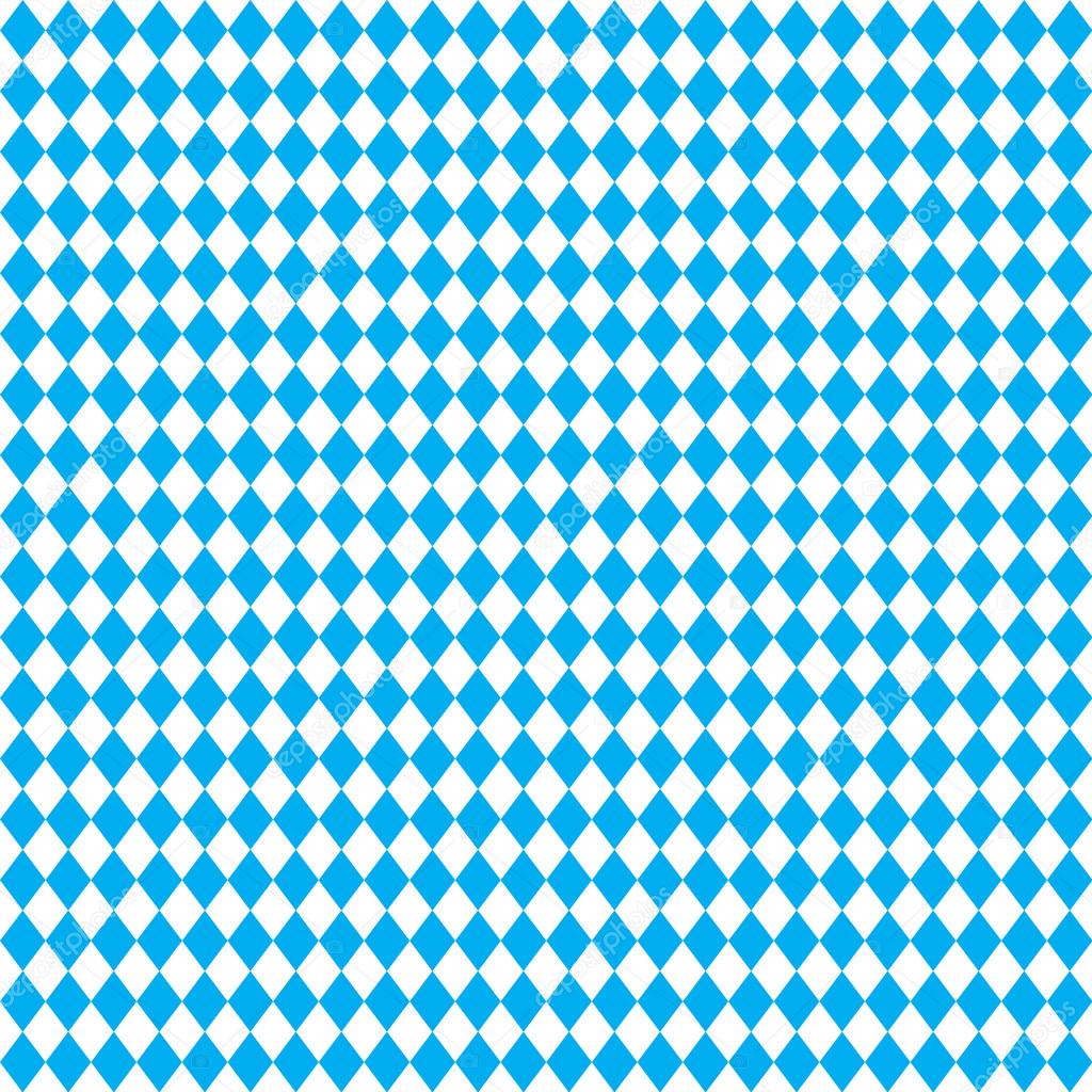 OKTOBERFEST blue Abstract geometric pattern. October festival Vector illustration, blue color. Germany's Oktoberfest world's biggest wine festival. Seamless Oktoberfest and Bavarian flag pattern.