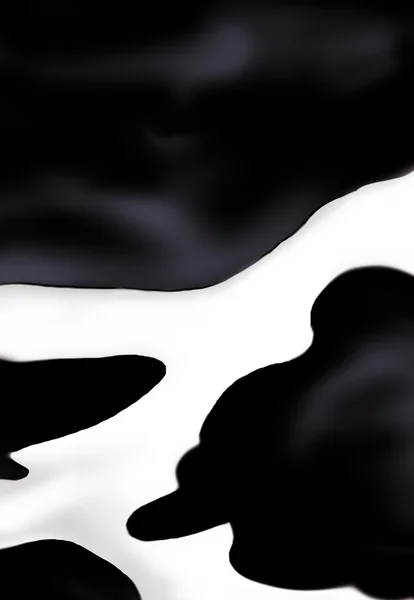 Коров'яче хутро абстрактний фон. Чорно-білий коров'ячий візерунок. Цифрова ілюстрація. Для друку . — стокове фото