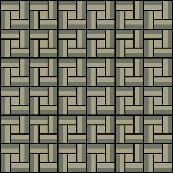 Fond carré motif coloré en vecteur, sans couture — Image vectorielle