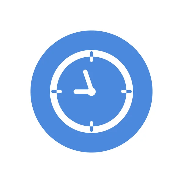Icone del tempo e dell'orologio nel vettore — Vettoriale Stock