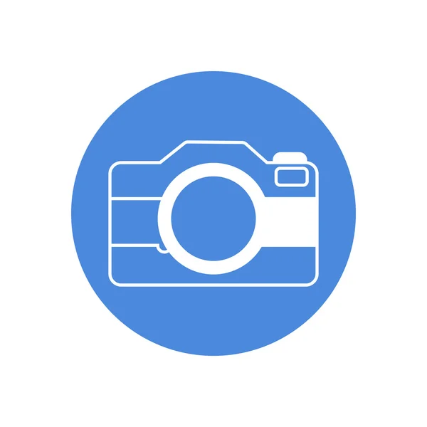Camera icon, design in vector — 图库矢量图片