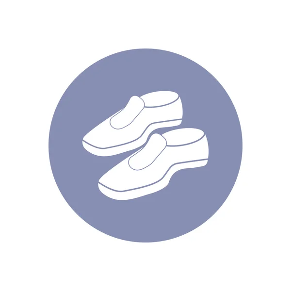 Sapatos de beleza moda pictograma ícone conjunto, coleção para apresentação de design em vetor — Vetor de Stock