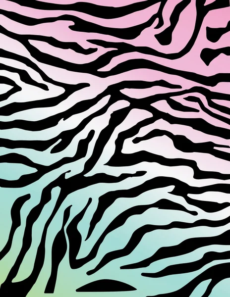 Zebra or tiger Stripes colorful pattern background in vector — Stockvector