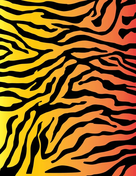 Zebra or tiger Stripes colorful pattern background in vector — Stockvector
