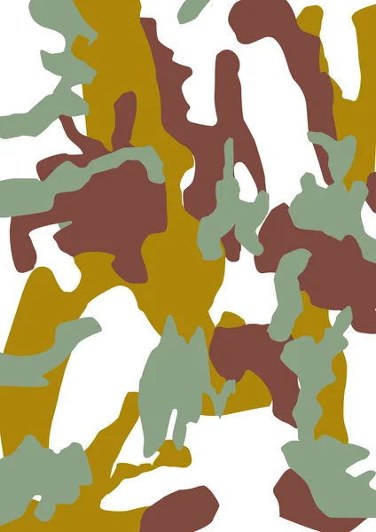 Résumé vecteur militaire camouflage arrière-plan — Image vectorielle