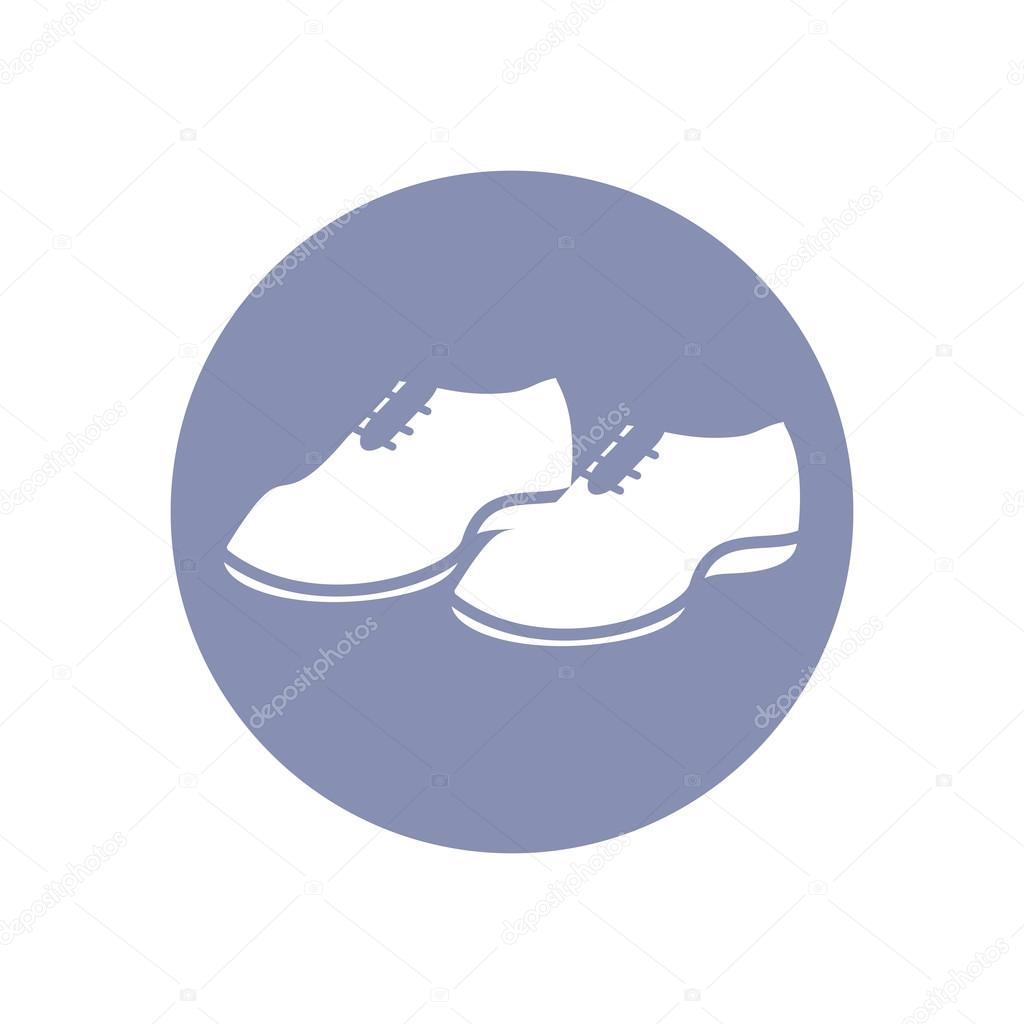 Beauty men shoes fashion pictogram icon set, collection for design presentation in vector