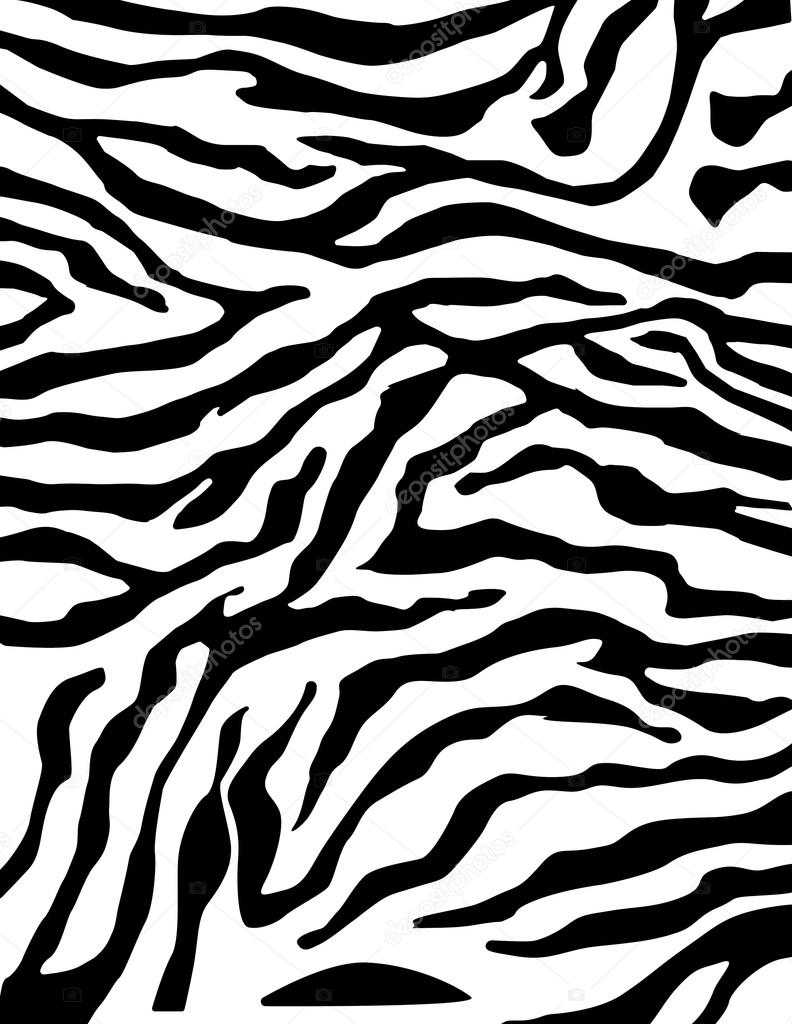 Zebra or tiger Stripes colorful pattern background in vector