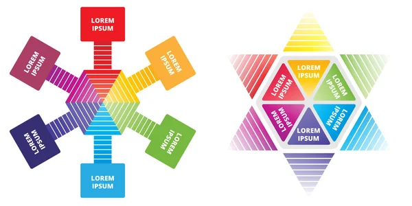 İşletme kavramı bilgi grafik için ok tasarım