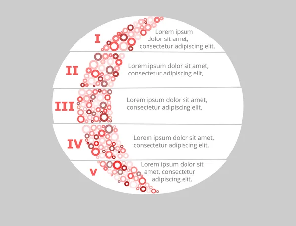 Daire tasarım iş bilgi grafik