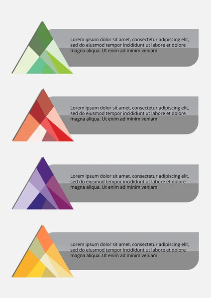 Üçgen tasarım iş bilgi grafik