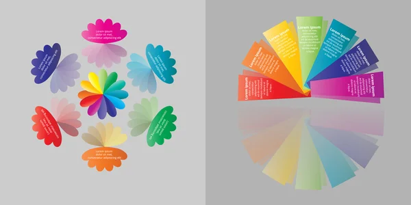 Modern iş bilgi grafik