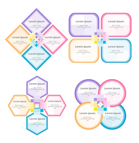 Modern iş bilgi grafik