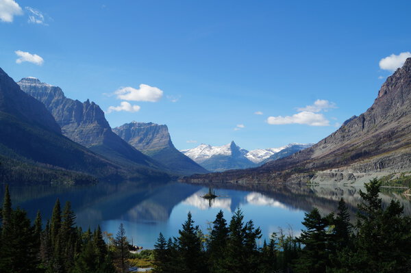 View in Glacier National Park