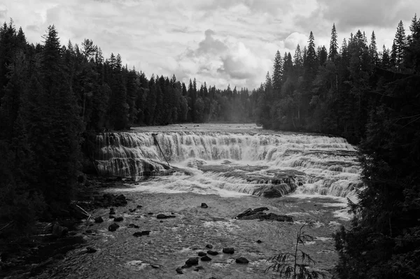 道森瀑布，加拿大 图库照片