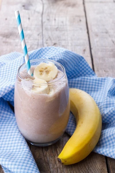 Banaan milkshake — Stockfoto