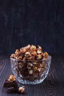 Tatlı çikolata patlamış mısır