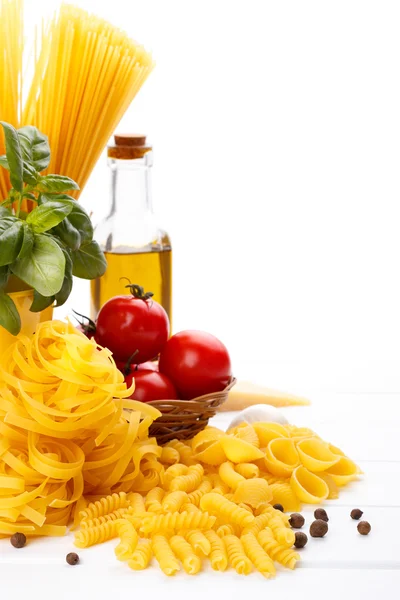 Italian pasta ingredients — Stock Photo, Image