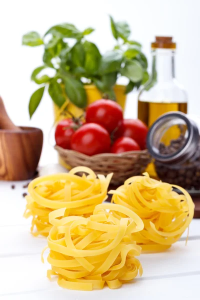 Italian food pasta ingredients — Stock Photo, Image