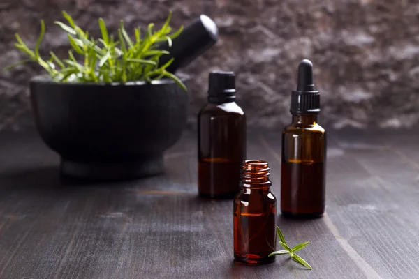 Rosemary essential oils — Stock Photo, Image