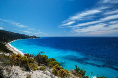 Ionian sea from the clif, Greece vacation  