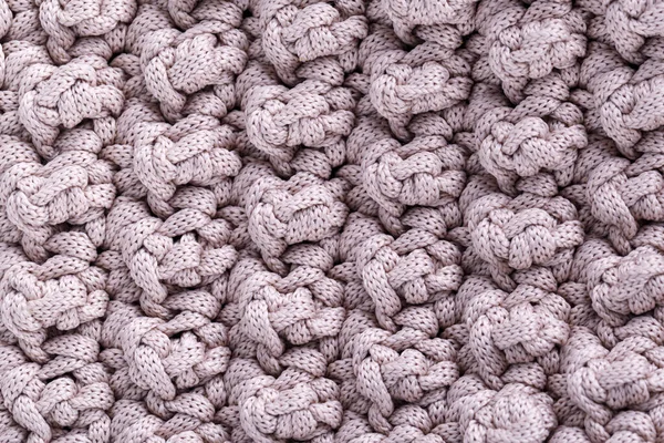 Crochet Textura Macramé Cerca Macro Disparo —  Fotos de Stock
