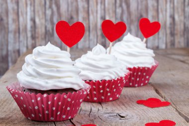 three Cupcakes Background