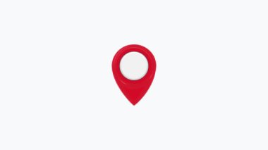 Haritada konumu gösteren kişi hareketinin GPS videosu