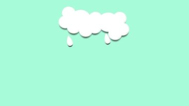 Buluttan yağmur damlaları