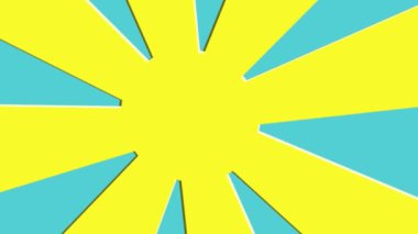 Güneş patlaması canlandırmalı soyut arkaplan