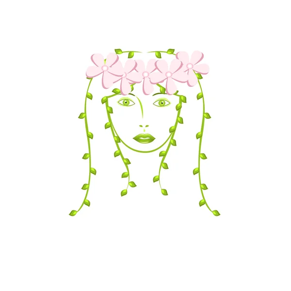 Kız bahar vektör