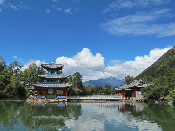 Heilongtan, Black dragon pool in Lijiang, Yunnan, China