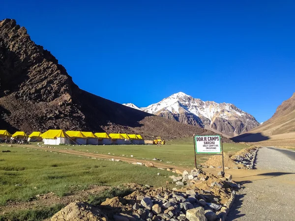 Ladakh India 2014 Július Sarchu Tábor Leh Manali India — Stock Fotó