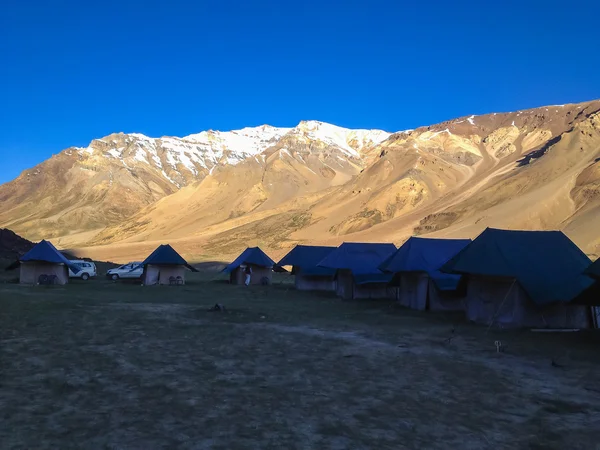 Sarchu Camp Manali Leh Ladakh India Ιουλίου 2014 Σκηνή Στρατοπέδου — Φωτογραφία Αρχείου