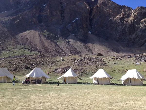 Ladakh India Ιουλίου 2014 Στρατόπεδο Sarchu Οδός Leh Manali Ινδία — Φωτογραφία Αρχείου