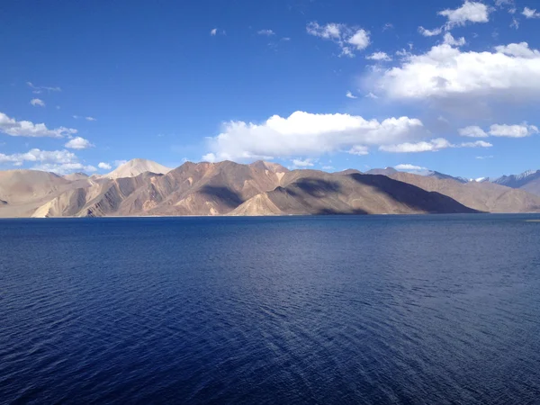 Blick Auf Die Bergkette Pangong See Leh Ladakh Indien — Stockfoto
