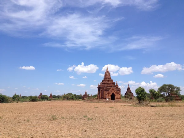 Ősi Templomok Bagan Mianmar — Stock Fotó