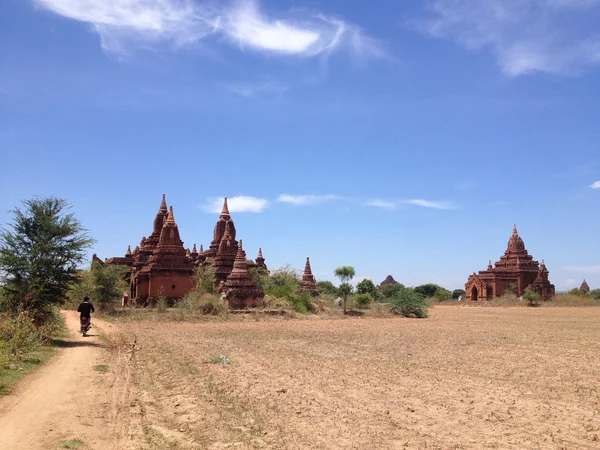 Antike Tempel in bagan, myanmar — Stockfoto