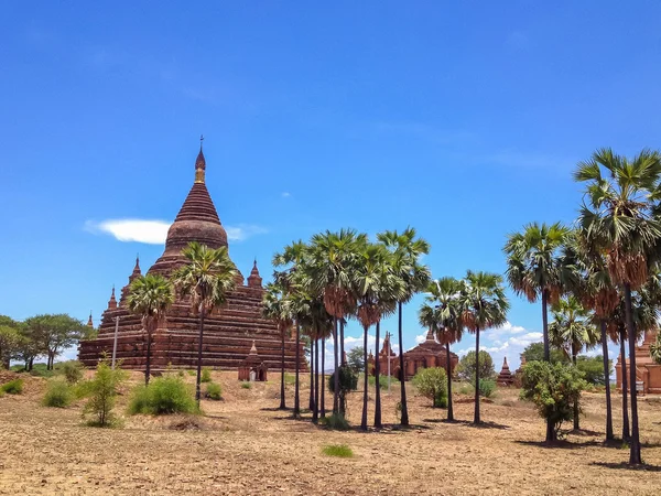 Templul și pagoda din Bagan, Myanmar — Fotografie, imagine de stoc