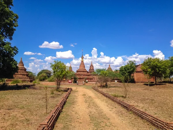 Pagodas Baganissa Myanmarissa — kuvapankkivalokuva