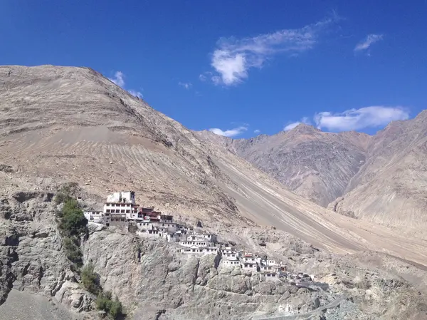 Diskit Gompa Buddhista Kolostor Nubra Völgyében Ladakh Jammu Kashmir India — Stock Fotó