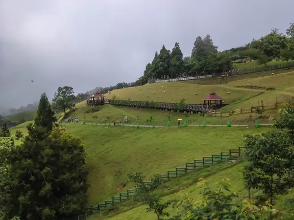 Cingjing Farm Qingjing One Most Attractive Tourist Place Nantou Taiwan — стоковое фото