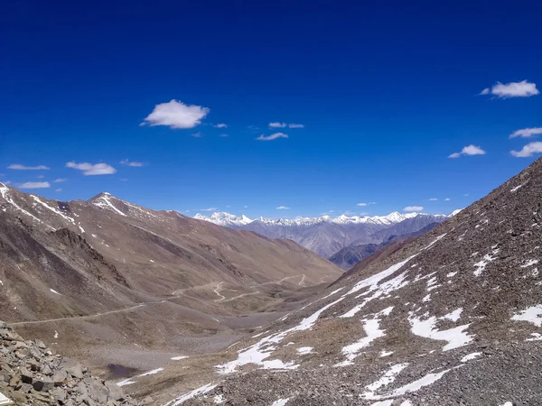 Khardungla Topp Högsta Motorvägen Världen 18380 Fot Leh Ladakh Jammu — Stockfoto