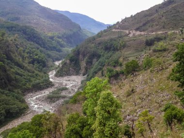 Nehir, dağ, Annapurna ana kamp yolu, Nepal