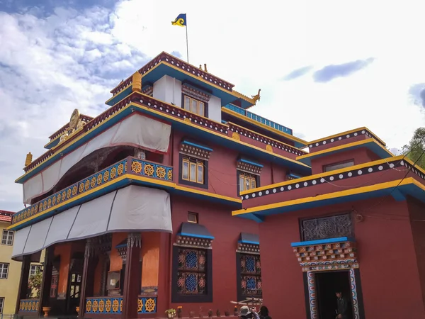 Tybetańska Świątynia Buddyjska Pokharze Nepal — Zdjęcie stockowe