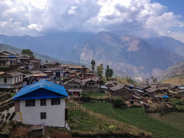 Tatopani Ghorepani Nepal Апреля 2012 Года Деревня Непал Татопани Горепани — стоковое фото