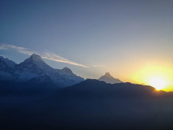 Poon Hill Annapurna Circuit Trekking Himalaya Nepal — 스톡 사진