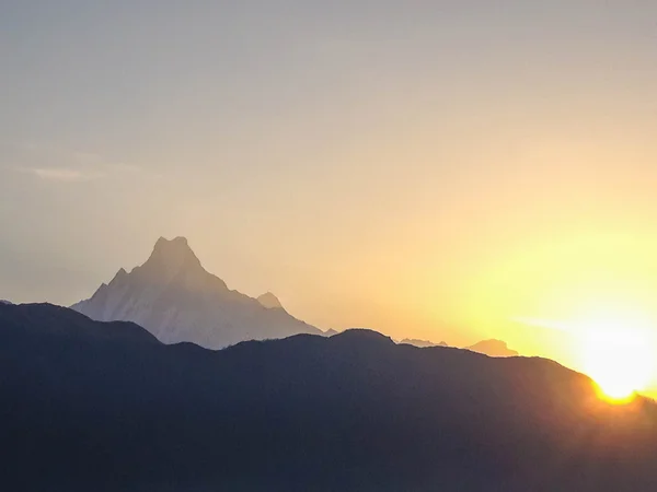 Poon Hill Annapurna Circuit Trekking Himalaya Nepal — Stock Photo, Image