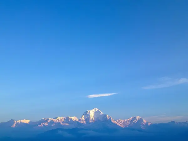 Dhaulagiri Mountain Sunrise Poon Hill Himalaya Nepal — Stock Photo, Image