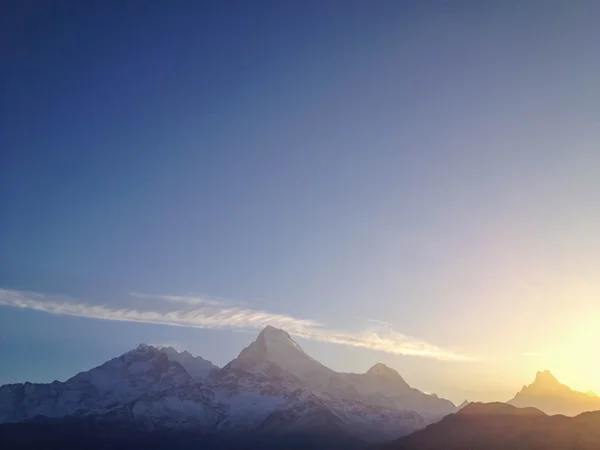 Poon Hill Annapurna Circuit Trekking Himalaya Nepal — Stock Photo, Image