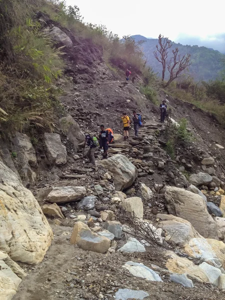 Annapurna Nepal Nisan 2012 Annapurna Ana Kampı Nepal — Stok fotoğraf